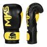 Luva de Boxe Mks Combat Rustic Yellow & Black Couro 12 Oz - 3
