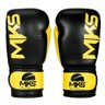 Luva de Boxe Mks Combat Rustic Yellow & Black Couro 12 Oz - 1
