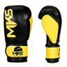 Luva de Boxe Mks Combat Rustic Yellow & Black Couro 12 Oz - 4