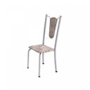 Ver imagem 5 de Conjunto de Mesa Tubular 4 Cadeiras 120cm com Tampo de Vidro Melissa Branco/Botanic Cinza/Pérola