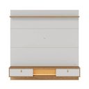 Ver imagem 1 de Painel Bali Off White Matte/Freijó – Colibri Móveis