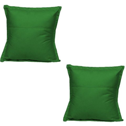 Kit 2 Almofadas Decorativa Cheia Fofinha para Sofá Cadeira Poltrona 42 Cm Suede