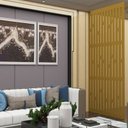 Ver imagem 1 de Painel Vazado Divisória Mdf London Crú - 1,80x2,40m