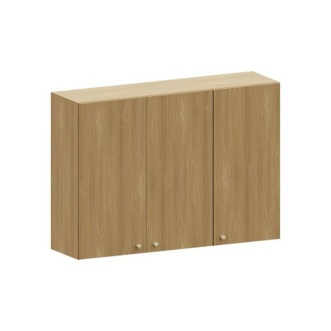 Armário Aéreo 120cm 3 Portas Elegance Luciane Móveis
