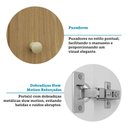 Ver imagem 7 de Armário Aéreo 120cm 3 Portas Elegance Luciane Móveis
