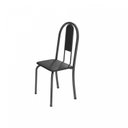 Ver imagem 5 de Conjunto de Mesa Tubular 4 Cadeiras 120cm com Tampo de Vidro Iris Prata/Preto
