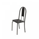 Ver imagem 5 de Conjunto de Mesa Tubular 6 Cadeiras 140cm com Tampo de Vidro Iris Prata/Preto