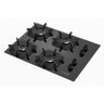 Cooktop 4 Bocas a Gás Mueller G4 com Mesa de Vidro Temperado Preto Bivolt - 3