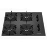 Cooktop 4 Bocas a Gás Mueller G4 com Mesa de Vidro Temperado Preto Bivolt - 4