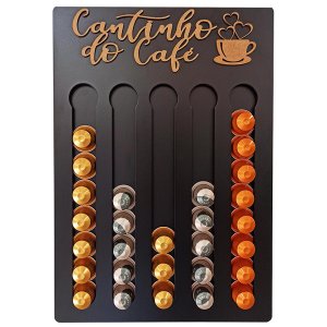 Porta Cápsulas Nespresso - Preto - Cantinho do Café