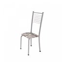 Ver imagem 5 de Conjunto de Mesa Tubular 4 Cadeiras 120cm com Tampo de Vidro Iza Branco/Paraopeba/Pérola