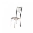 Ver imagem 5 de Conjunto de Mesa Tubular 6 Cadeiras 140cm com Tampo de Vidro Iza Prata/Paraopeba