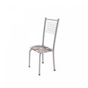 Ver imagem 5 de Conjunto de Mesa Tubular 6 Cadeiras 140cm com Tampo de Vidro Iza Branco/Paraopeba/Pérola
