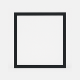 Luminária Plafon Led 48w 60x60 Quadrado de Sobrepor Branco Frio 6000k - Borda Preta - 3