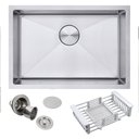 Ver imagem 3 de Kit Cuba Solo Inox Escovado com Acessórios 6040 Arell