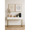 Ver imagem 1 de Aparador Bancada Recepção Cantinho do Café Estilo Industrial:branco