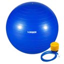 Ver imagem 1 de Bola de Pilates Yoga Funcional Lorben com Bomba Suporta até 150 Kg Azul