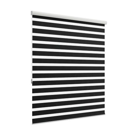 Persiana Double Vision Larg 1,30x1,15 Alt:Preto