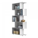 Ver imagem 4 de Conjunto 2 Estantes Verticais com 5 Nichos 100% MDF