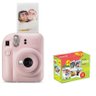 Câmera Instax Mini 12 + Filme de 60 - Kit Exclusivo - Rosa - 1