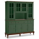 Ver imagem 1 de Cristaleira Arca e Oratório Hannover 8 Portas 3 Gavetas com Nicho e Pés Luiz Xv