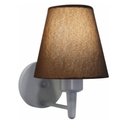 Ver imagem 1 de Arandela Parede Vivare Md-2004 Cinza Cúpula em Tecido - Bivolt Lustres Vivare Ar-2004-corcz 2004-cbc