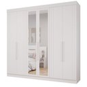 Ver imagem 2 de Guarda Roupa Maite 6 Portas 6 Gavetas e Espelhos MDF