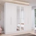 Ver imagem 1 de Guarda Roupa Maite 6 Portas 6 Gavetas e Espelhos MDF