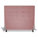 Ver imagem 1 de Cabeceira Estofada Pérola 160 cm Para Cama Box Quarto Queen Size MV Estofados Suede Rose