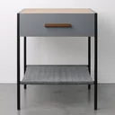 Ver imagem 3 de Mesa de Cabeceira 1 Gaveta Pet Friendly Chicago CabeCasa MadeiraOriginals