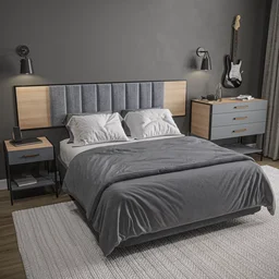 Mesa de Cabeceira 1 Gaveta Pet Friendly Chicago CabeCasa MadeiraOriginals - 2