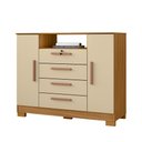 Ver imagem 2 de Cômoda 120cm 2 Portas 4 Gavetas - Ssx Multicoisas