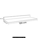 Ver imagem 3 de Tampo para Balcão de Cozinha 120cm Mdp Cinza - Lumil