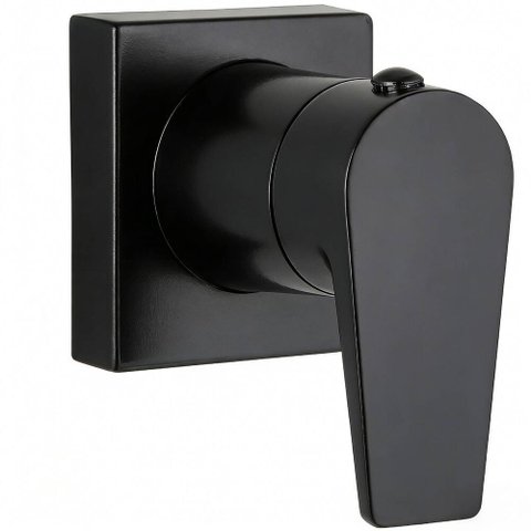 Acabamento para Registro 1/2" a 1" Livo Base Docol e Deca Black Matte Addra