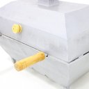 Ver imagem 3 de Churrasqueira Bafo Quadrada Alumínio Fundido Grande Cinza