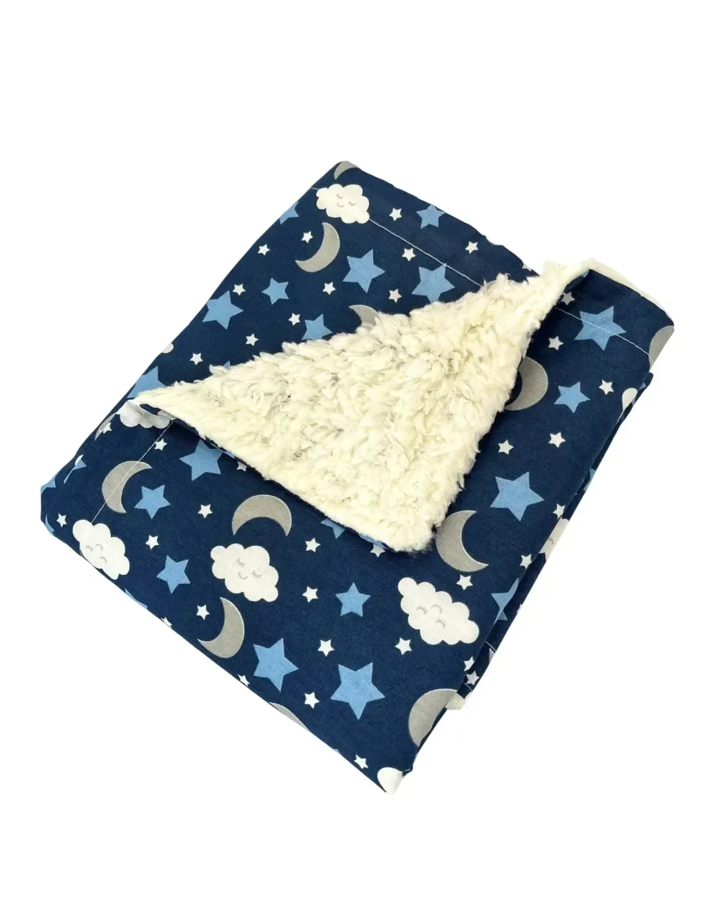 Cobertor de Sherpa Estampado M - Soninho Marinho