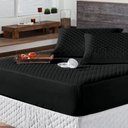 Ver imagem 1 de Protetor Colchao Solteiro Impermeavel Matelado Aquarela 01 Peça - Preto