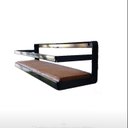 Ver imagem 2 de Prateleira Em Ferro Madeira Porta Condimentos Cozinha Casa