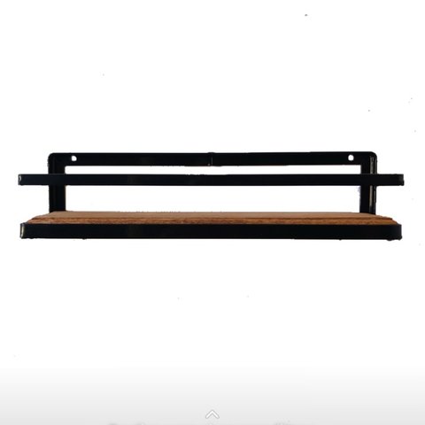 Prateleira Em Ferro Madeira Porta Condimentos Cozinha Casa