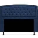 Ver imagem 2 de Kit Cabeceira Plus Calçadeira Azul Marinho 140cm Casal