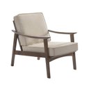 Ver imagem 2 de Poltrona de Madeira Linho Cru Amy 