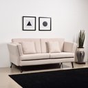 Ver imagem 2 de Sofá 2 Lugares Living 206 cm Milano DJ Móveis Linho Off