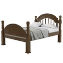 Ver imagem 7 de Cama Casal Queen em Madeira Maciça Torneada Peseira Alta 160cm Eliabe B07 Castanho - Lyam Decor