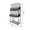 Dispenser 10 Módulos 35 Litros ou 15 Kilos Armazenamento Ração Grão Cereais 2 Geração Preto Silo Pet - 2