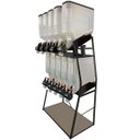 Ver imagem 1 de Dispenser 10 Módulos 35 Litros ou 15 Kilos Armazenamento Ração Grão Cereais 2 Geração Preto Silo Pet