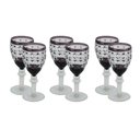 Ver imagem 1 de Jogo de 6 Taças Roxa para Licor - 13,5x8,5x8,5cm - Sabor com Sofisticação - Elegância Clássica!