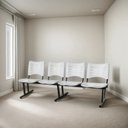 Ver imagem 1 de Cadeira Longarina para Recepção Iso 4 Lugares em Polipropileno Branco