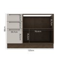 Ver imagem 4 de Balcão 120cm 2 Portas 3 Gavetas Cozinha Lisboa sem Tampo
