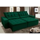 Ver imagem 1 de Sofá Elegance Retratil e Reclinavel 2,32 Mts Veludo Verde