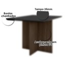 Ver imagem 4 de Mesa de Jantar 120cm Helo com Vidro Amêndoa Grafite com 4 Cadeiras Jade Bordada Amêndoa Cappuccino –